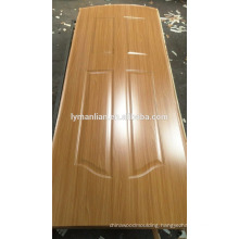 Melamine door design ornamental bathroom wood veneer main gate skin